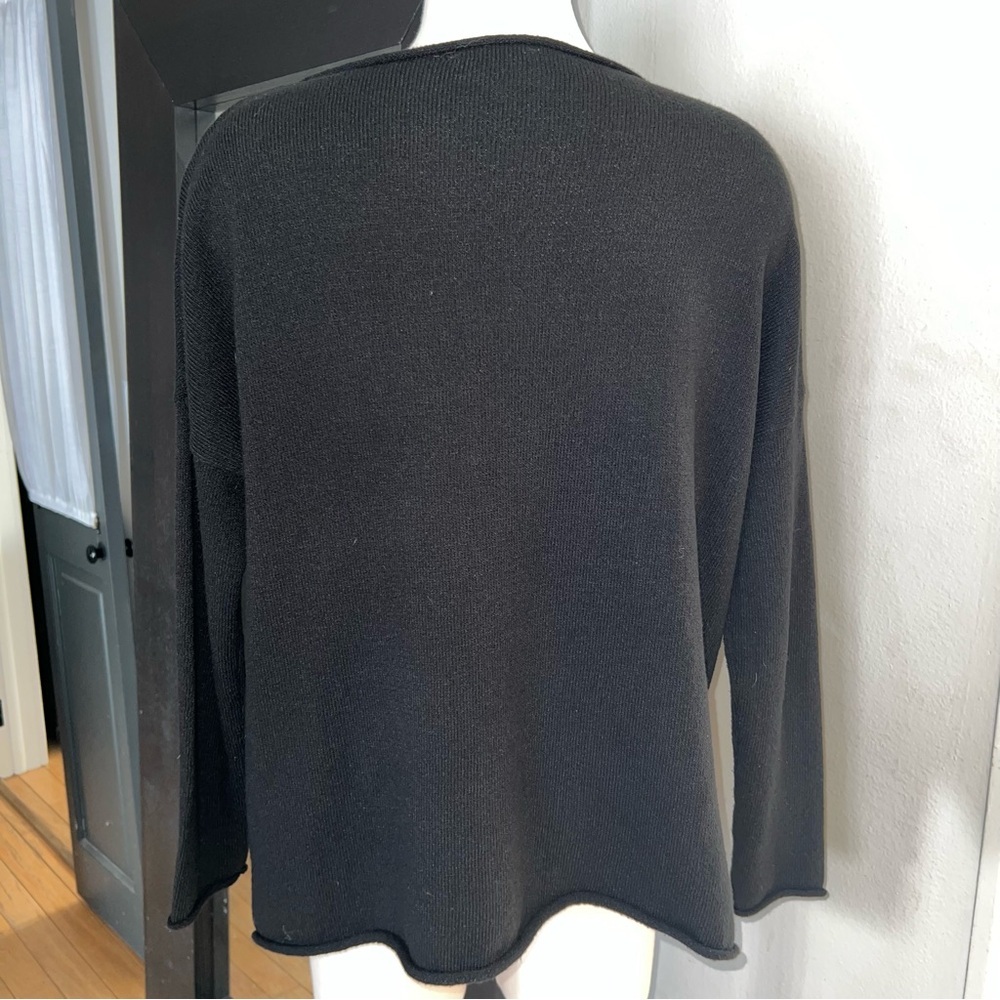 Gilli Hello Beautiful Black Embroidered Sweater - Small - Picture 7 of 10